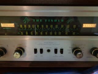 Estate The Fisher 800c Tube Stereo Receiver Powers on - No Speakers to test it 3