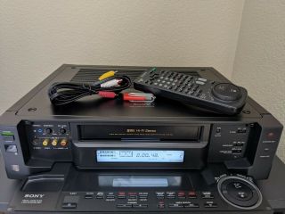 Sony Slv - R1000 S - Vhs Svhs Player Recorder Hifi Stereo Ntsc