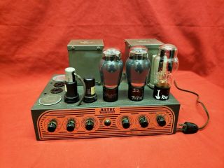 Altec Lansing Peerless Western Electric A - 324 - A 6l6 Tube Amplifier