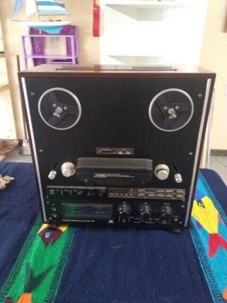 Vintage Teac X - 1000r Reel To Reel Tape Deck Player Serviced