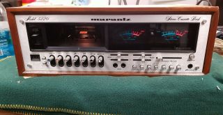 Marantz 5220 Cassette Deck Tape Wood Case Audio
