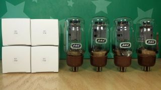 Closely Matched Quad Of Gec Kt66 Vacuum Tubes