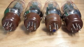 Closely Matched Quad of GEC KT66 Vacuum Tubes 3