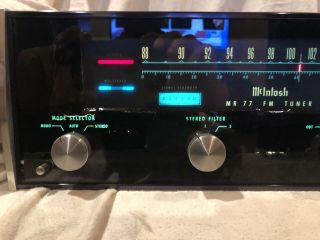 McIntosh MR - 77 FM stereo tuner - - fully.  sounds 3