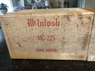 Mcintosh Mc - 225 Tube Cover (old Stock)