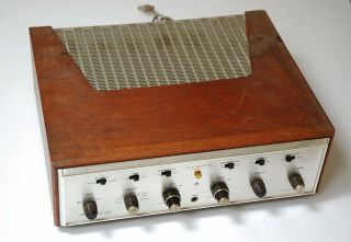 Vintage 1965 Scott LK - 72 - B Vacuum Tube Stereo Amplifier w/Wood Case Sounds Good 2