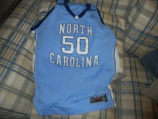 North Carolina Unc Tar Heels Blue Basketball Jersey 50 Sz Xxl - Dscn2698