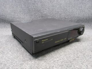 Panasonic Desktop Editor Ag - 1980 Vcr Vhs Video Cassette Recorder Editor