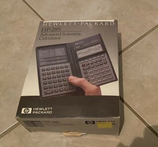 Calculator Hewlett Packard Hp - 28s Scientific With Box And Manuals