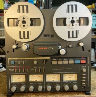 Tascam / Teac 22 - 4 Multi 4 Track Pro Reel Tape Recorder 15ips• Fully Serviced