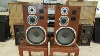 Yamaha Ns - 690 Speaker Pair - Tri - Amp - Audiophile -