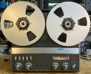 Revox / Studer A77 Mkiv • Fully Serviced• 1/4 Track Stereo Reel Tape Recorder
