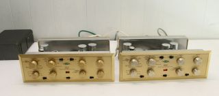 Pair Scott 121c Tube Preamplifiers Plug And Play Modded For Audio