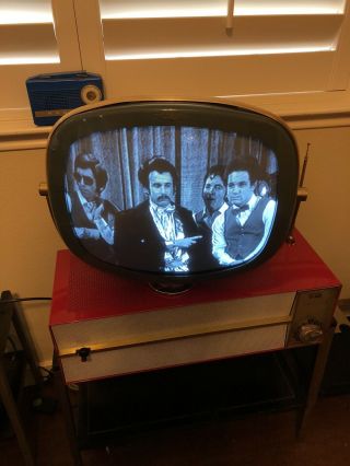 Philco Predicta 17” Red Princess Model - Restored - Looks And Plays Great