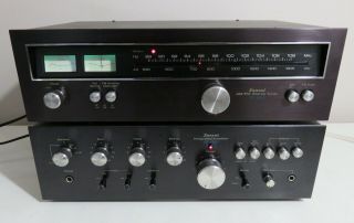 2pc Sansui Amp Amplifier Au - 4900,  Tuner Tu - 3900 Pro Serviced Full Recap,  Led 