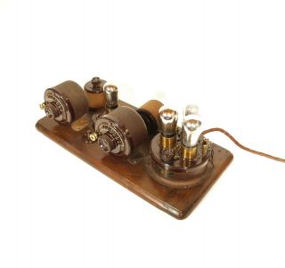 1923 Atwater Kent Model 9 Breadboard Radio 4660 Last Model 9 On Shortest Board 2