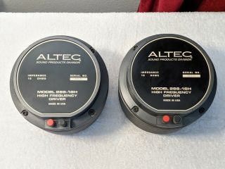 Altec Lansing 288 - 16h Hf Horn Drivers With Sequential Serials (one Pair)