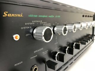 Complete Professional Restoration Service For Sansui AU - 999 Stereo Amplifier 3