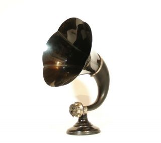 1925 Burns Radio Horn Speaker w/Excellent,  Undamaged Pyralin Bell Great 2