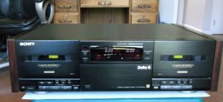 Sony Tc - Wr901es High End Studio Stereo Double Cassette Deck &