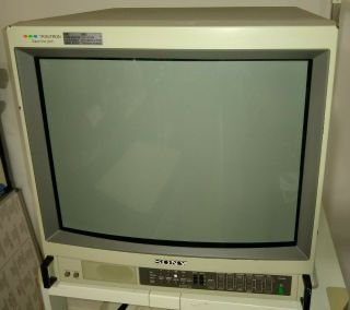 SONY PVM - 1943MD TRINITRON Retro Gaming CRT Fine Pitch 19” TV monitor 2