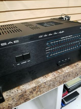 Sae 2400l Solid State Stereo Power Amplifier