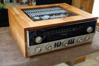 Mcintosh Custom Made Hardwood Case For Mac 1700 W/lucite Insert