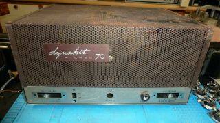 (1) Dynaco Stereo 70 Tube Disassembled Amplifier - And/or Restoration