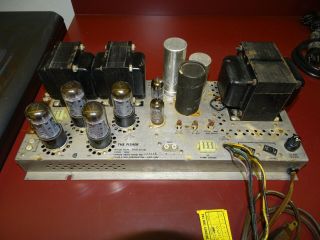 Fisher Model 680 - A Stereo Tube Type Power Amplifier,  Quad 7591 Outputs