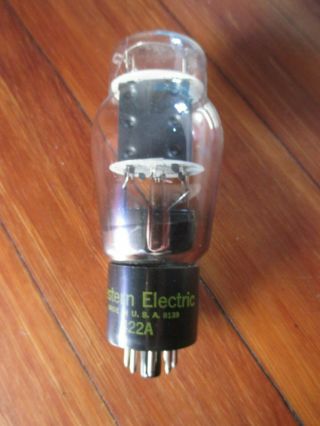 One Good Strong NOS NIB Western Electric 422A Audio Rectifier Tube 2