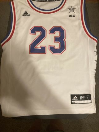 Lebron James Adidas 2015 Nba All Star Game Jersey Youth Size Large