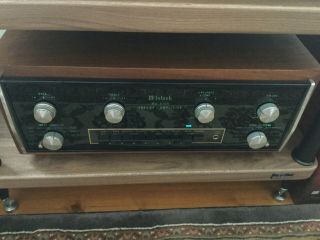 Mcintosh Ma 6100 Preamp - Amplifier With Walnut Case,