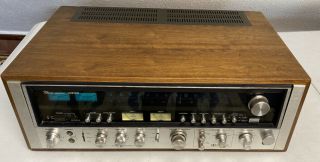 Sansui Stereo Receiver 9090 Db Wood Cabinet