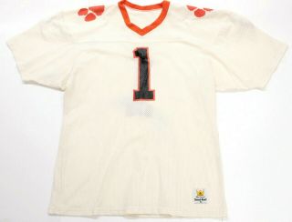 Clemson Tigers Vintage Macgregor Sand - Knit Pro Cut Team Game Football Jersey Xl
