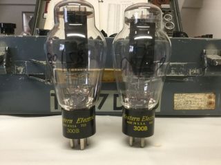Western Electric 300b Tubes With We Boxes