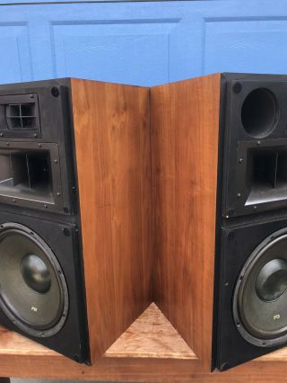Rare Pair (2) 1973 Pioneer Cs - R700 3 - Way Floor Speakers Look & Sound