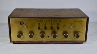Fisher 400 - C Tube Preamp With Wood Case