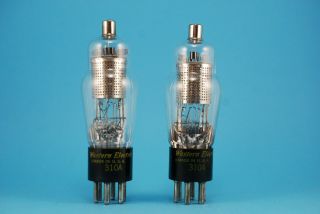 Matched Pair Western Electric 310a Vacuum Pentode Tubes Valves Rohres