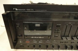 Nakamichi 1000ZXL Cassette Tape Deck Recorder.  No Cabinet.  (3A4.  31.  JK) 2