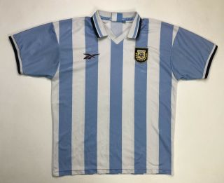 Vintage Reebok Argentina National Team Jersey Men’s Adult Large Soccer Futbol