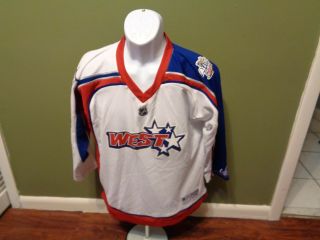 2009 All Star Game Hockey Jersey West Nhl Size Youth L/xl