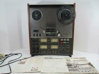 Teac A - 3340s 4 Track Reel - To - Reel Tape Deck/recorder