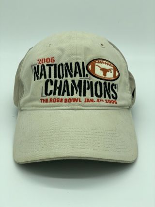 Texas Longhorns 2005 Rose Bowl National Champions Nike Official Locker Room Hat