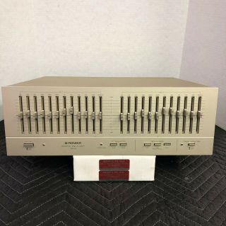 Pioneer Sg - 9 12 - Band Stereo Graphic Equalizer - Serviced - Cleaned 9see Note)