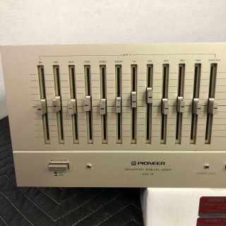 PIONEER SG - 9 12 - BAND STEREO GRAPHIC EQUALIZER - SERVICED - CLEANED 9SEE NOTE) 2