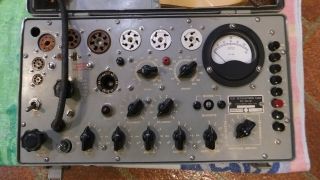 Tv - 7a/u Military Tube Tester As/is Read