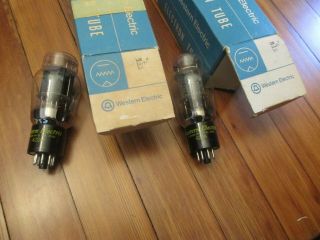 Matched Pair Nos Nib Western Electric 422a Audio Rectifier Tubes