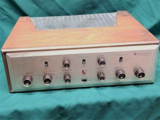 H.  H.  Scott 222 - B El84 6bq5 12ax7 Ecc83 Tube Integrated Stereo Amplifier