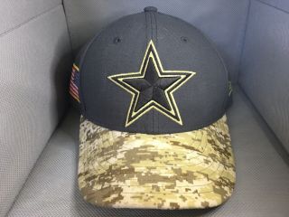 Dallas Cowboys Salute To Us Military Nfl Football Era 59fifty Hat Cap 7 5/8