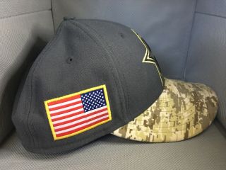 Dallas Cowboys Salute to US Military NFL Football ERA 59Fifty HAT CAP 7 5/8 3
